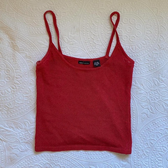 red vintage 90s/2000s knit top - Picture 5 of 5